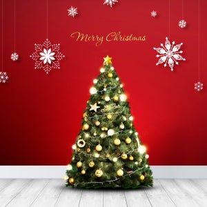 크리스마스포토존 이음새 없는 고퀄리티 UV현수막 인쇄출력 시안제공