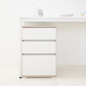 앤디 책상서랍장 3단 책상하단 보조 책상서랍 화이트자작