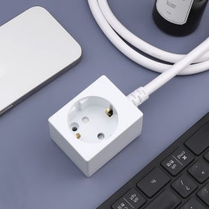 스윗홈 전기 연장선 콘센트 국산 접지 안전 캠핑 1구 멀티탭 1m 사각형 16A