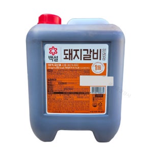 백설 돼지갈비 양념 10kg 업소용