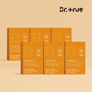 닥터트루 근력엔 강황 추출물 커큐민 수용성 나노 분말 티큐민A 알부민 30정, 6개