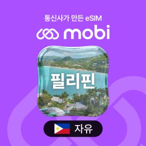 필리핀 이심 eSIM 알뜰 종량제 세부 보홀 보라카이 30일 300MB 스마트 kt M모바일 mobi