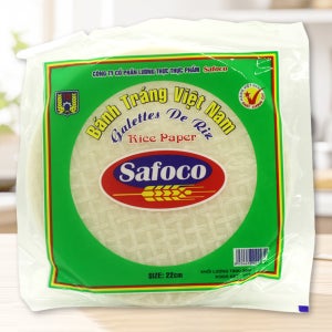 SAFOCO 베트남 사포코 짜조 튀김 스프링롤 원형 라이스페이퍼 22cm 300g 월남쌈