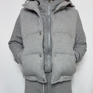 여성 겨울 기모 트레이닝세트 3PCS 조끼+집업+바지 따뜻한 데일리 꾸안꾸 싹쓰리 이노에