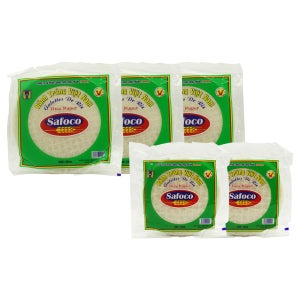 사포코 라이스페이퍼 16cm 200g x2개 +라이스페이퍼 22cm 300g x3개 월남쌈