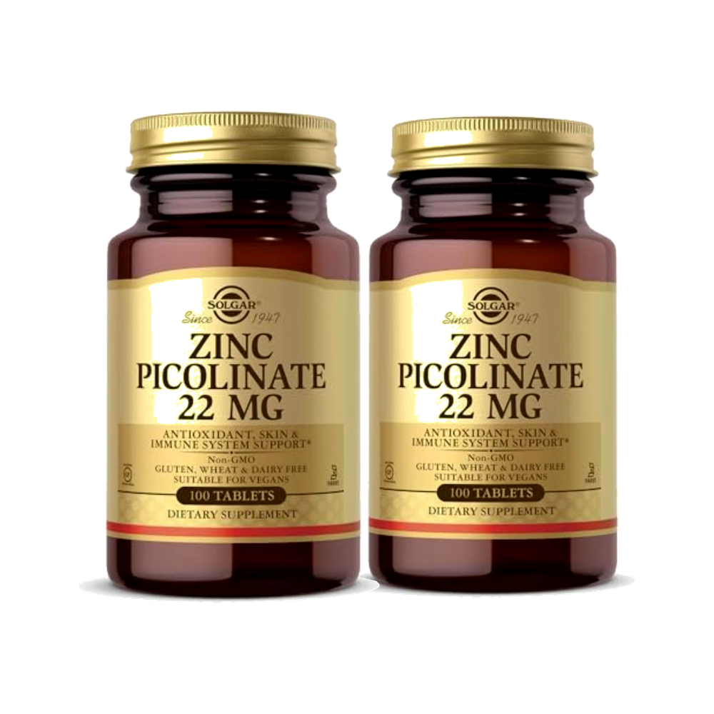 1+1 솔가 아연 피콜리네이트 22mg 100정 징크