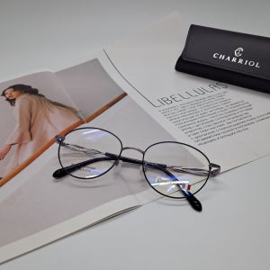 화려한 여성 티타늄 안경테 샤리올(CHARRIOL) CH8213 G-M COL.PURPLE
