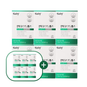 셀리티안티스트레스L테아닌 홍경천추출물 1일섭취량 최대함량 비타민D마그네슘 60정, 12개