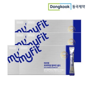 [3+3] 동국제약 마이핏 마시는 알부민 액상 스틱 프리미엄 골드 난백 실크 14포, 6개