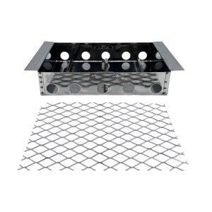 능산감미 스텐 사각 1006번 숯통 차콜스타터 바베큐그릴 캠핑 숯그릇 참숯 화로 로스타 업소용