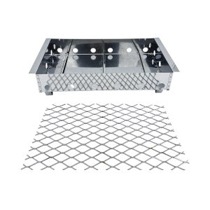 능산감미 스텐 사각 3024번 숯통 차콜스타터 바베큐그릴 캠핑 숯그릇 참숯 화로 로스타 업소용