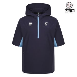 롯데자이언츠 25 프로페셔널 반팔 바람막이 네이비