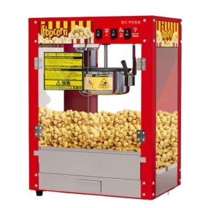 업소용 팝콘기계 제조기 호프집 대용량 영화관 쇼핑몰 간식 플랫 탑 패션 핑크(58위안+1년)
