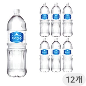 아워홈 지리산수 무라벨 2L x 12개