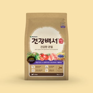 건강백서 강아지 기능성 사료 관절건강, 2kg, 1개