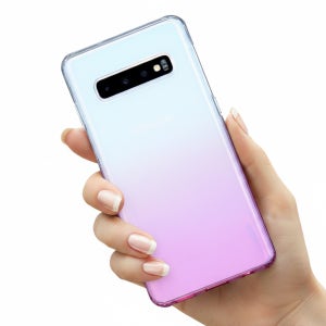어반스티치 네버다이에어 컬러 투명 케이스 마젠타, 갤럭시S10 5G