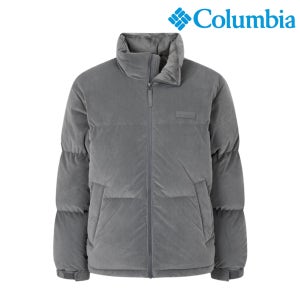 컬럼비아 남성 구스 헤비 다운 패딩 거위털 점퍼 발열 보온 퀼팅 코듀로이 자켓 M3584