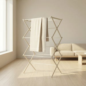 르엘 3단 미니 타워형 접이식 수건 튼튼한 빨래 건조대