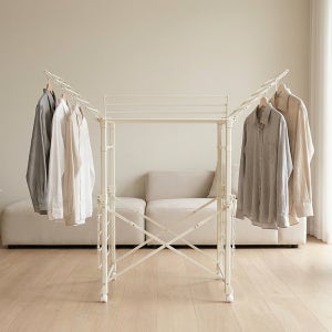 르엘 2단 특대형 이동식 타워형 접이식 수건 이불 튼튼한 빨래 건조대 확장형