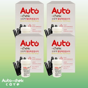 오토첵 케어 자동 혈당측정기 시험지 50매x4박스 당뇨 시험지 검사지 스트립 플러스