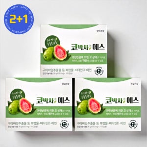 안국건강 코박사 에스 구아바잎추출물 비타민D 120캡슐 3개