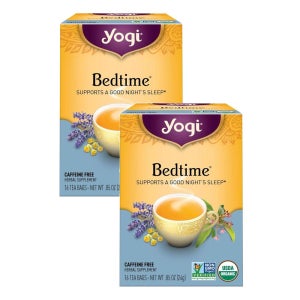 Yogi 차 BEDTIME 라벤더 카페인무첨가 티백 16개입 24g 2개 미국직구 팬트리 겨울음료 달달구리