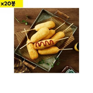 대왕 치즈 핫도그 치즈반 소세지반 700g X20봉