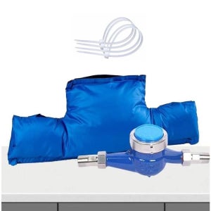 수도계량기 동파방지 커버 겨울 단열 보온 덮개 수도꼭지 보온재 세트