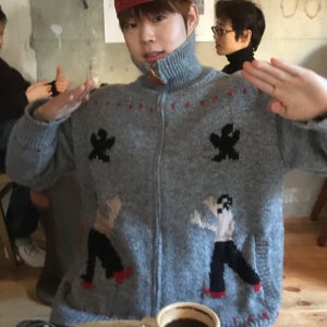 노르딕니트집업 코위찬니트집업 코위찬가디건