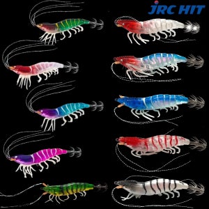 JRC-HIT 리얼 닭새우에기 105mm 심해 갑오징어 무늬오징어 갑오징어 주꾸미