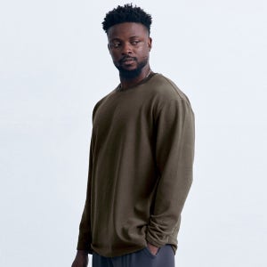 [에어릿] 소프트웜 플리스 따뜻 양기모 티셔츠 AM1212 GY