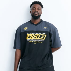 [에어릿] 럭비 메쉬 저지 AM1207 BK