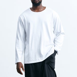 [에어릿] 소프트 스쿱넥 LS AM1200 WH