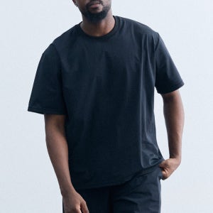 에어릿 베이직 쿨링 기능성 반팔 티셔츠 AM1195 블랙