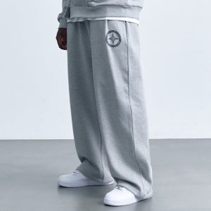 [에어릿] 헤비웨이트 와이드 스웨트팬츠 AM9098 MEL