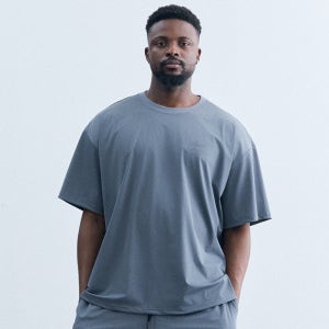 에어릿 하이퍼 쿨 기능성 반팔 티셔츠 AM1187 차콜