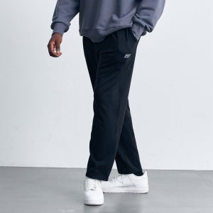 [에어릿] 소프트웜 플리스 루즈핏 팬츠 AM9096 BK