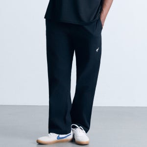 [에어릿] 밴딩 스트레이트 팬츠 AM9086 BK