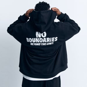 [에어릿] 바운더리 헤비웨이트 후드집업 AM2066 BK