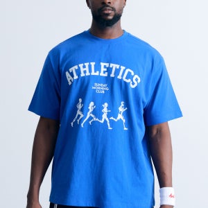 [에어릿] 러닝 크루 티셔츠 AM1179 BL