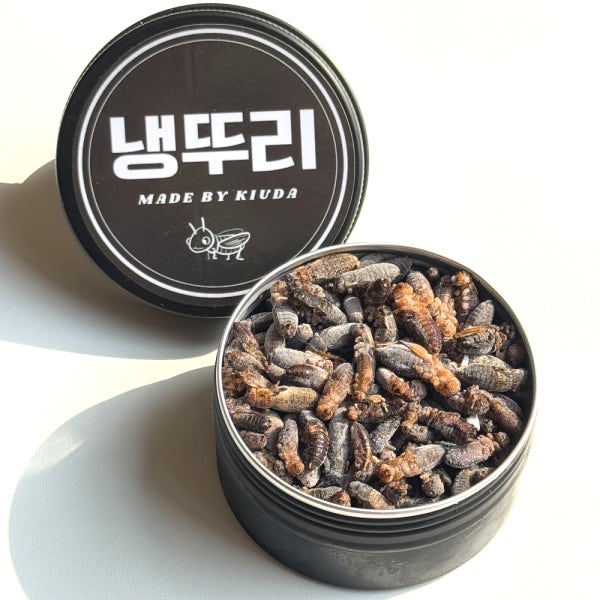 냉뚜리 냉동 귀뚜라미 중 40g 약 200마리 크레스티드게코 먹이