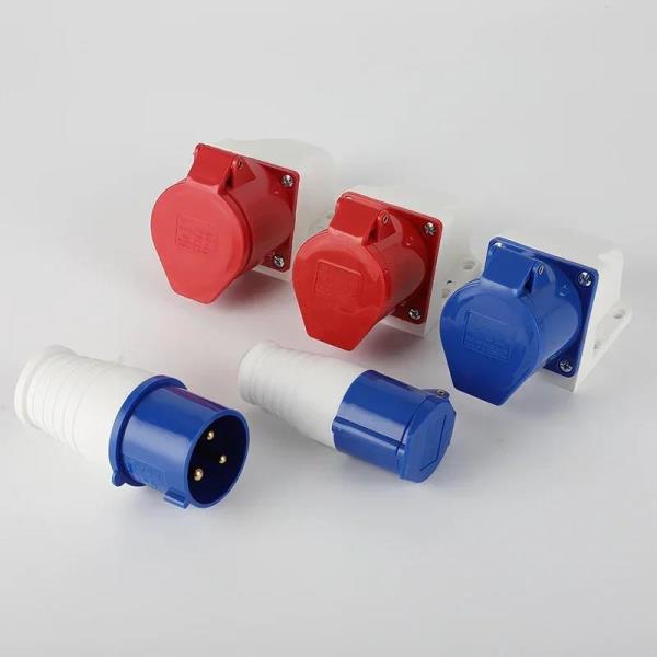5PCS IP44 방수 산업용 플러그 커넥터 3P/4P/5P 16A/32A 220V 415V 벽 마운트/패널 장착 남성/여성 소켓