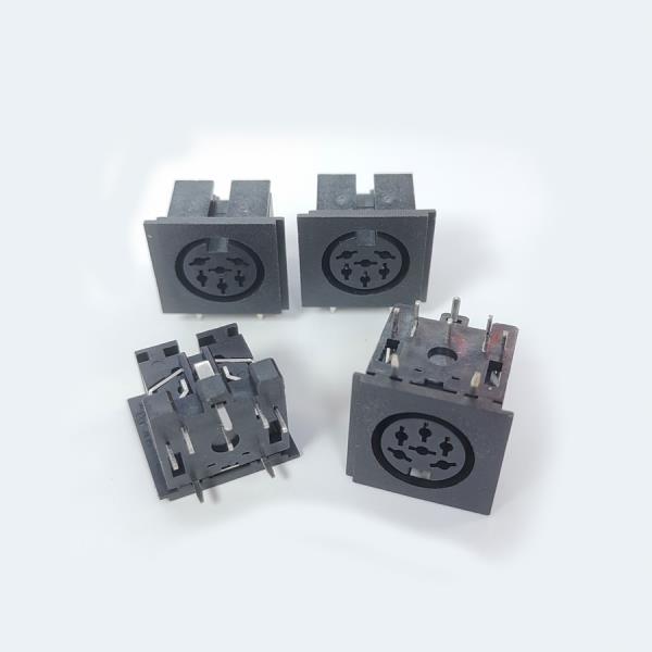 20개/몫 빅 S 터미널 DIN6/DIN 6P 암 잭/소켓 커넥터 DS 6 01 PCB 패널 마운트