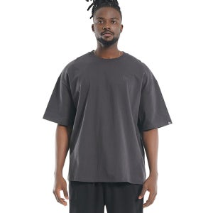 [에어릿] 오버사이즈 크루넥 숏슬리브 AM1124 GY