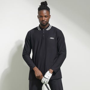 [에어릿] 더블라인 솔리드 PK셔츠 AM1120 BK