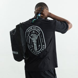 [에어릿] 샤카본 래쉬가드 컴바인 티셔츠 AM1152 BK