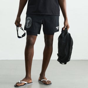 [에어릿] 샤카본 투인원 쇼츠 AM8005 BK