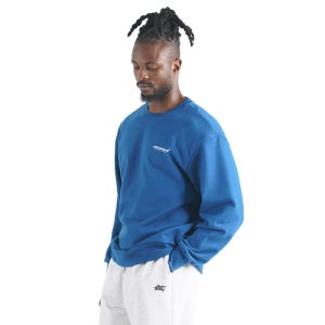 [에어릿] 오버핏 로케이션 맨투맨 AM1142 BL