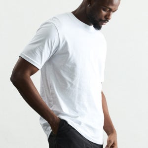 [에어릿] 퓨어 코튼 레이어드티 AM1108 WH