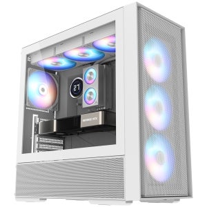 3RSYS RX300 ARGB 화이트 데스크탑 PC케이스 컴퓨터본체 쿨링팬